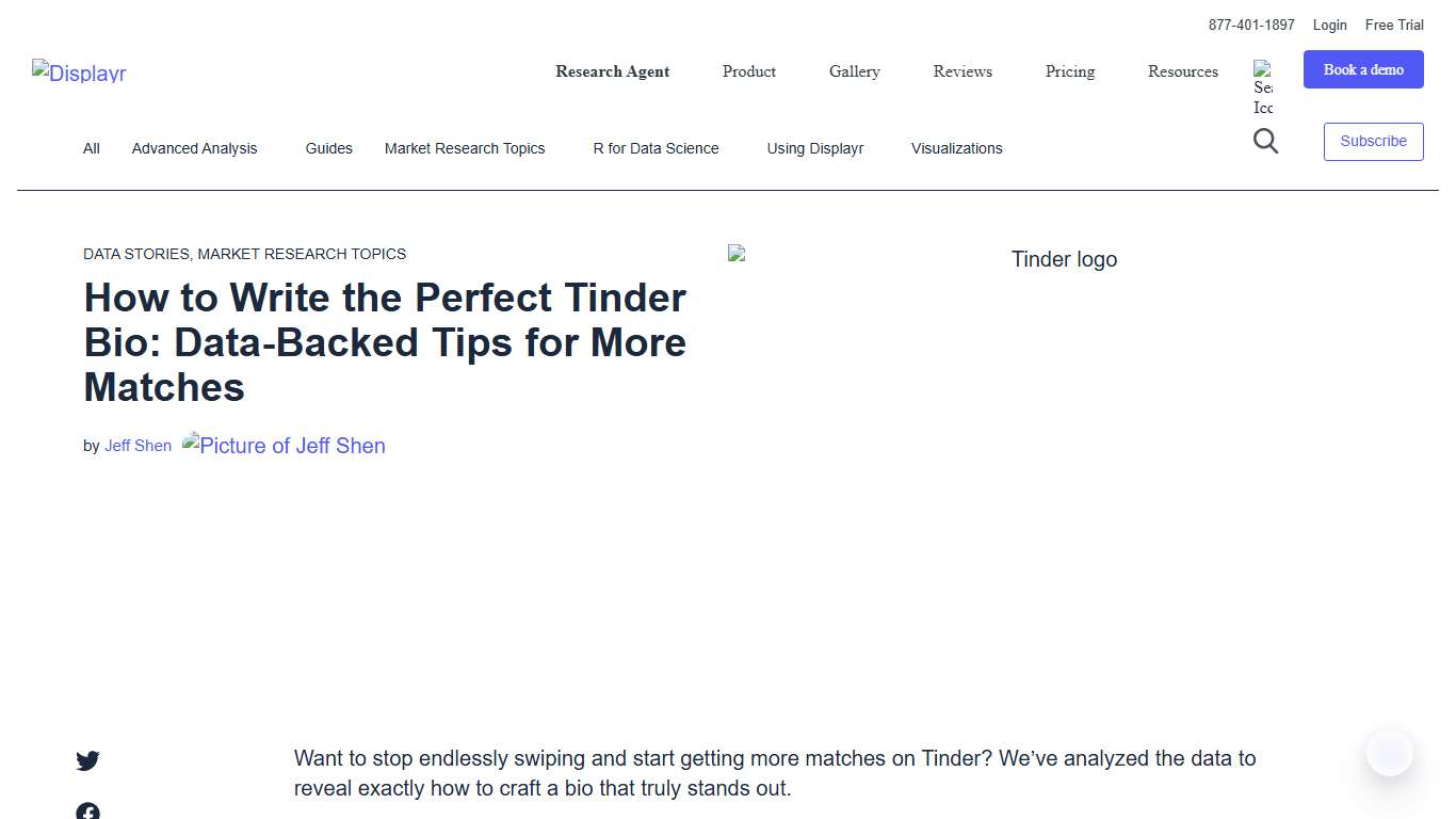 How to Write the Perfect Tinder Bio: Data-Backed Tips